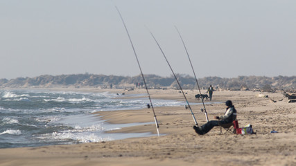 Plage de Pi&eacute;manson en Camargue