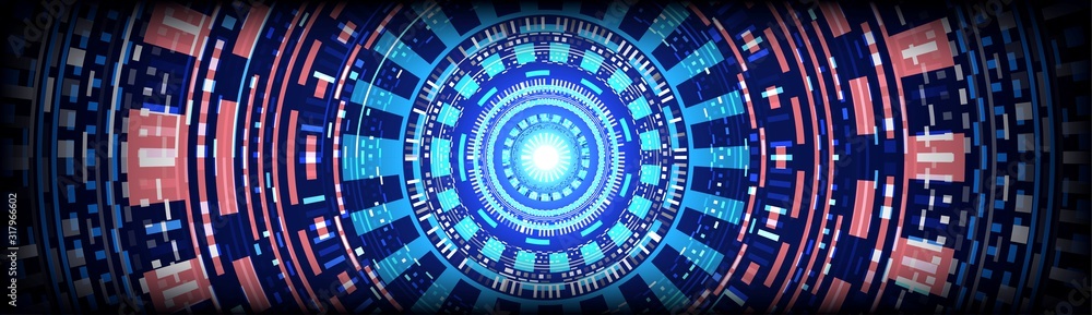 Poster abstract technological speed connection futuristic background