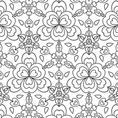 seamless texture seamless patterns used for wallpaper,  decorative, tile pattern, website background, textures, textile, cards, paper pattern, coloring books. Flower pattern white background.