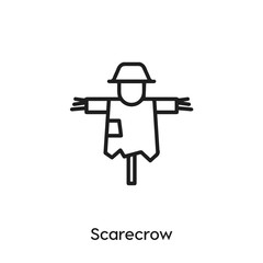 Obraz premium scarecrow icon vector. scarecrow icon vector symbol illustration. Modern simple vector icon for your design. scarecrow icon vector. 
