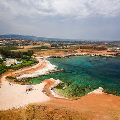 Fototapeta premium Beach in Pafos Cyprus