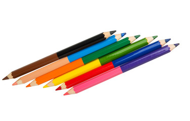 color pencils isolated