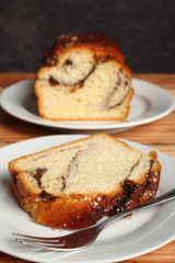 Yeast cake with poppy seed