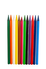 color pencils isolated