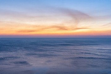 Fototapeta na wymiar sea horizon after sunset