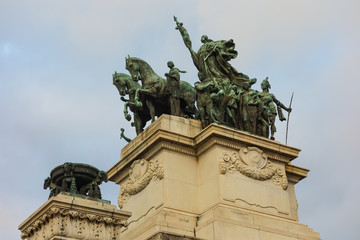 Fototapeta premium Sao Paulo/Brazil: monument of the Independence park at Ipiranga district