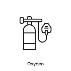 oxygen icon vector. oxygen symbol sign