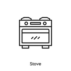 stove icon vector. stove symbol sign