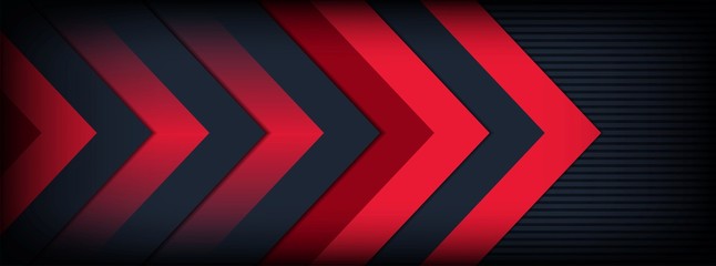 abstract arrow dark overlap layers background with red design