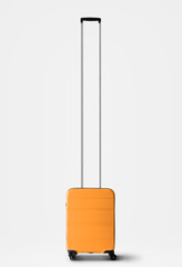 Orange bag on the white background	