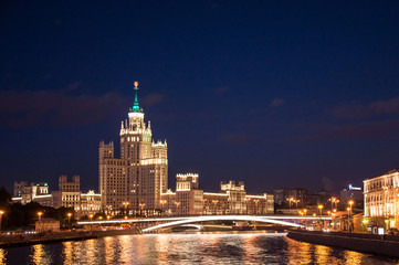 Obraz premium evening Moscow