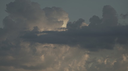 Nubes pasajeras. Formas abstractas de la naturaleza. 