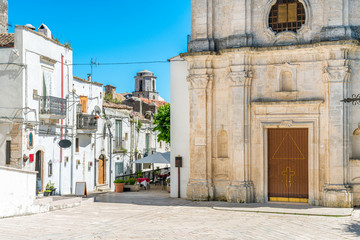 Scenic sight in Monte Sant'Angelo, ancient village in the Province of Foggia, Apulia (Puglia),...
