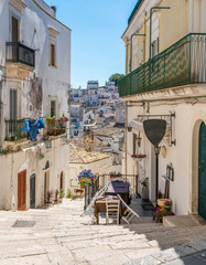 Scenic sight in Monte Sant'Angelo, ancient village in the Province of Foggia, Apulia (Puglia),...