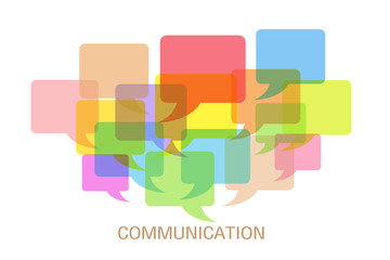 Communication Talking Concept,colorful icon, vector design