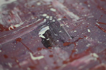 purple abstract acrylic painting