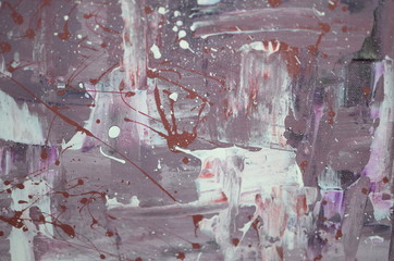 purple abstract acrylic painting