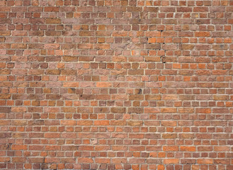 Red brick wall background