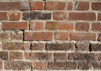 red brick wall background