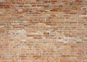 Naklejka premium Red brick wall background