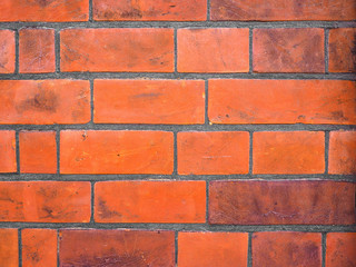 Obraz premium Red brick wall background