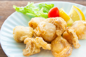 ホタテの唐揚げ