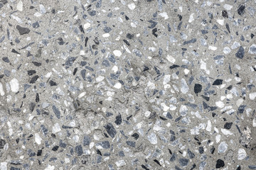 Gray marble chips, small gravel stones, texture background. Abstract background.
