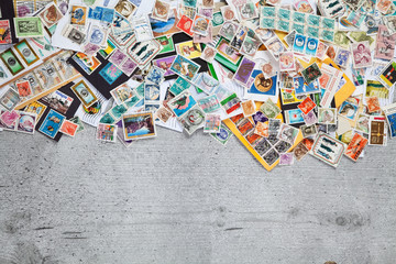 Old postage stamps