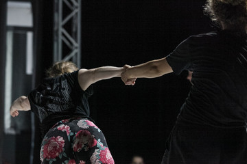 dancer hand, contact improvisation