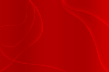 Abstract, futuristic red gradient background with transparent, wavy, flowing and glowing lines. 3D effect.