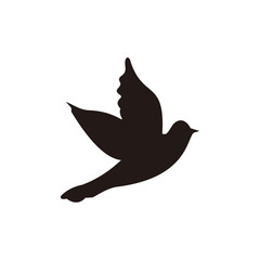 Dove vector icon illustration symbol