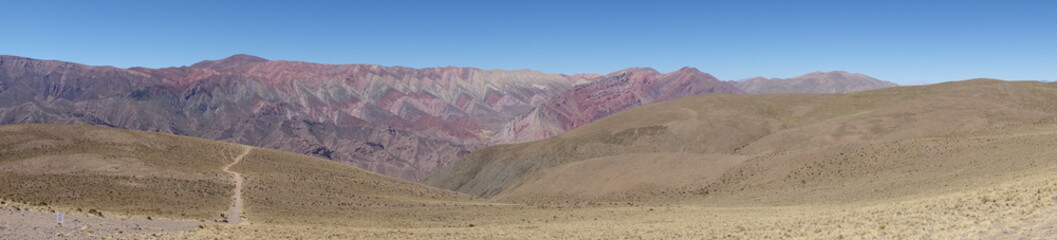 stripes and colors, Cierro 14 colores (fourteen colors hill) - humahuaca, north of argentina