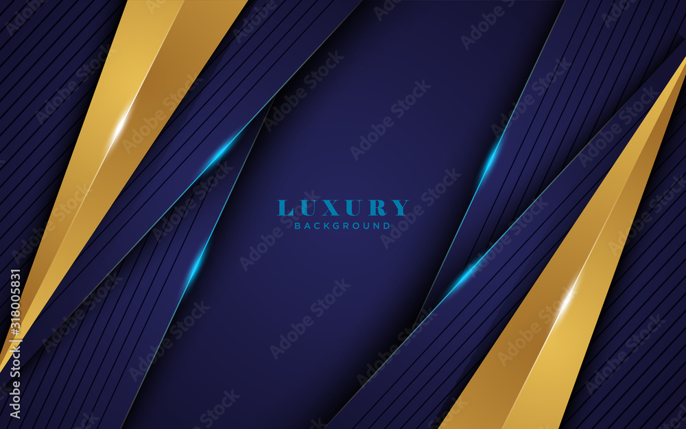 Aufkleber abstract metallic blue shiny color black frame layout modern tech design vector template background.