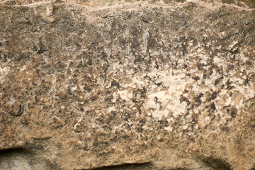 The structure of an old burnt stone. Can be used as background.