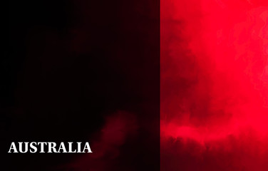 Australia - black and red concept