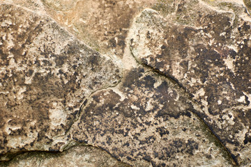 The structure of an old burnt stone. Can be used as background.