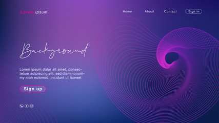 Background abstract pink purple line curve color 02