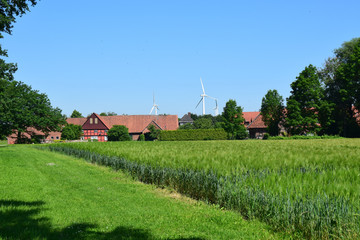 Ländliches Dorfidyll in Probsthagen/Niedersachsen