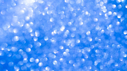 Bright Blue shiny glitter abstract texture background.