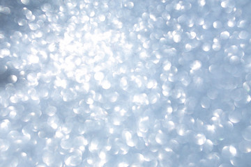 White Silver shiny glitter abstract texture background.