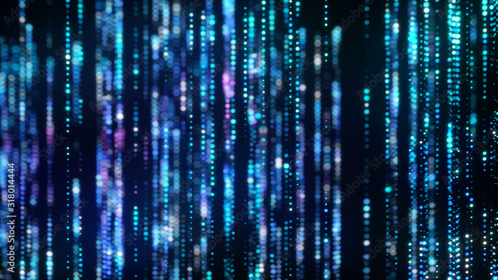 Poster flow of digital information. global connection concept. technology futuristic background. big data v