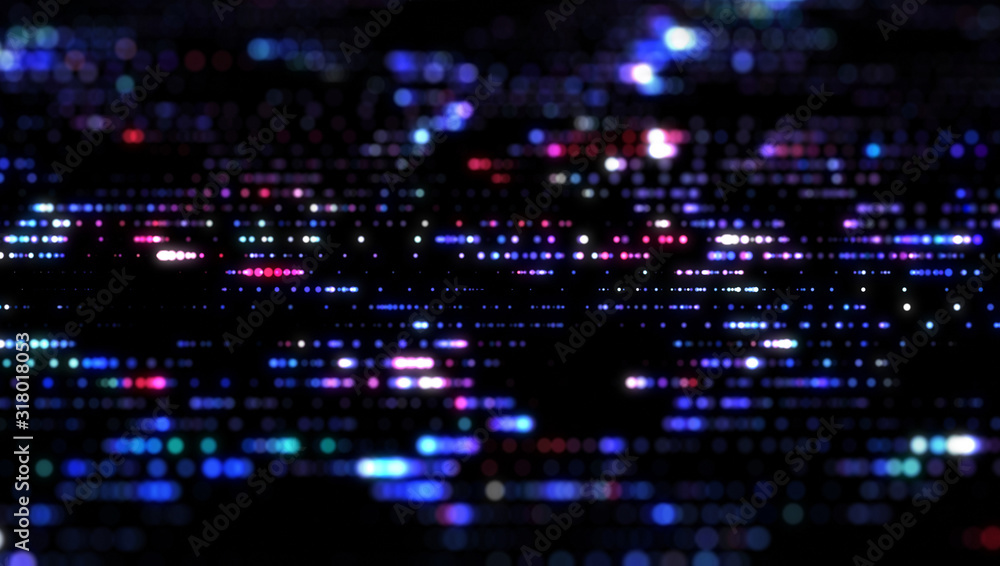 Poster flow of digital information. global connection concept. technology futuristic background. big data v