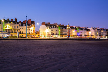 Weymouth Seafront in Winter at Sunset