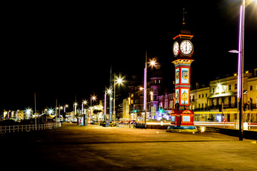 Weymouth Jubilee Clock in winter
