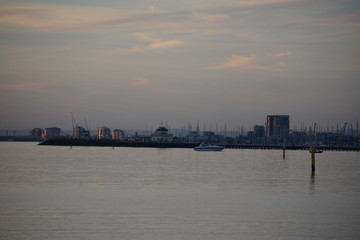 Naklejka premium St Kilda in the evening, Melbourne, Australia