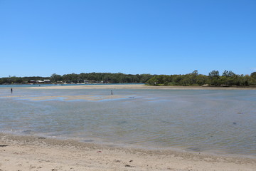 Hastings River in Port Macquarie, New South Wales Australia