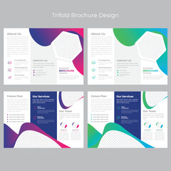 business trifold brochure template