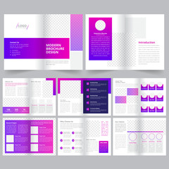 16 page company profile brochure template
