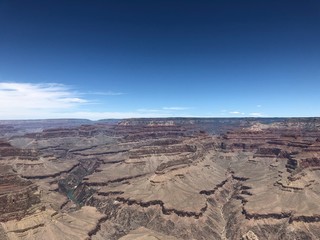 Fototapeta na wymiar aerial view of grand canyon
