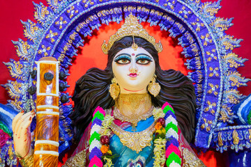 Goddess Saraswati, Kolkata, India